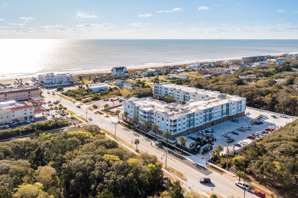 Aerial view of Amelia Island